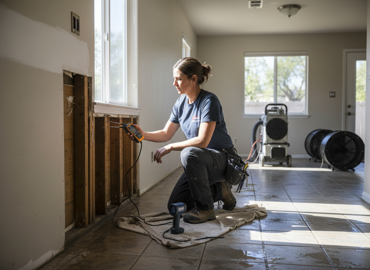 How To Check For Hidden Moisture After A Pipe Burst