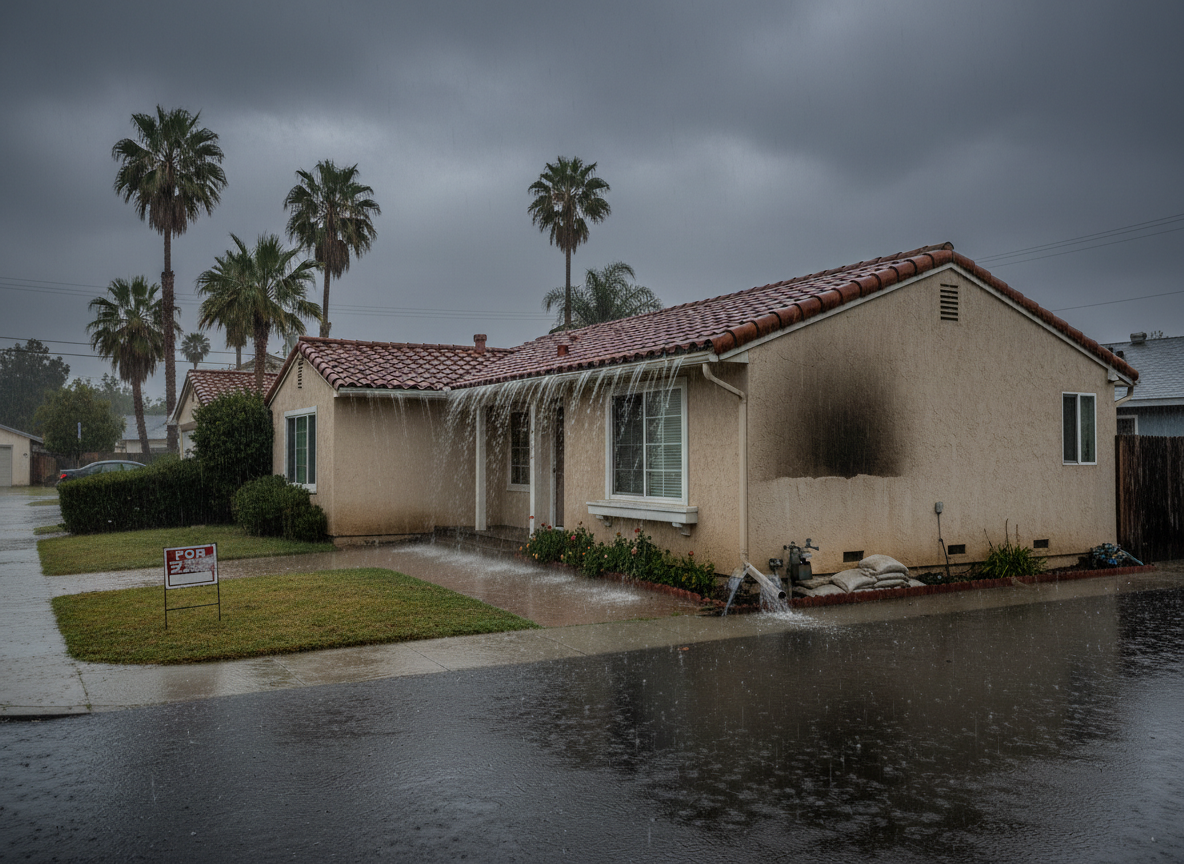 Winter Rain Risks For Homes In Midway City
