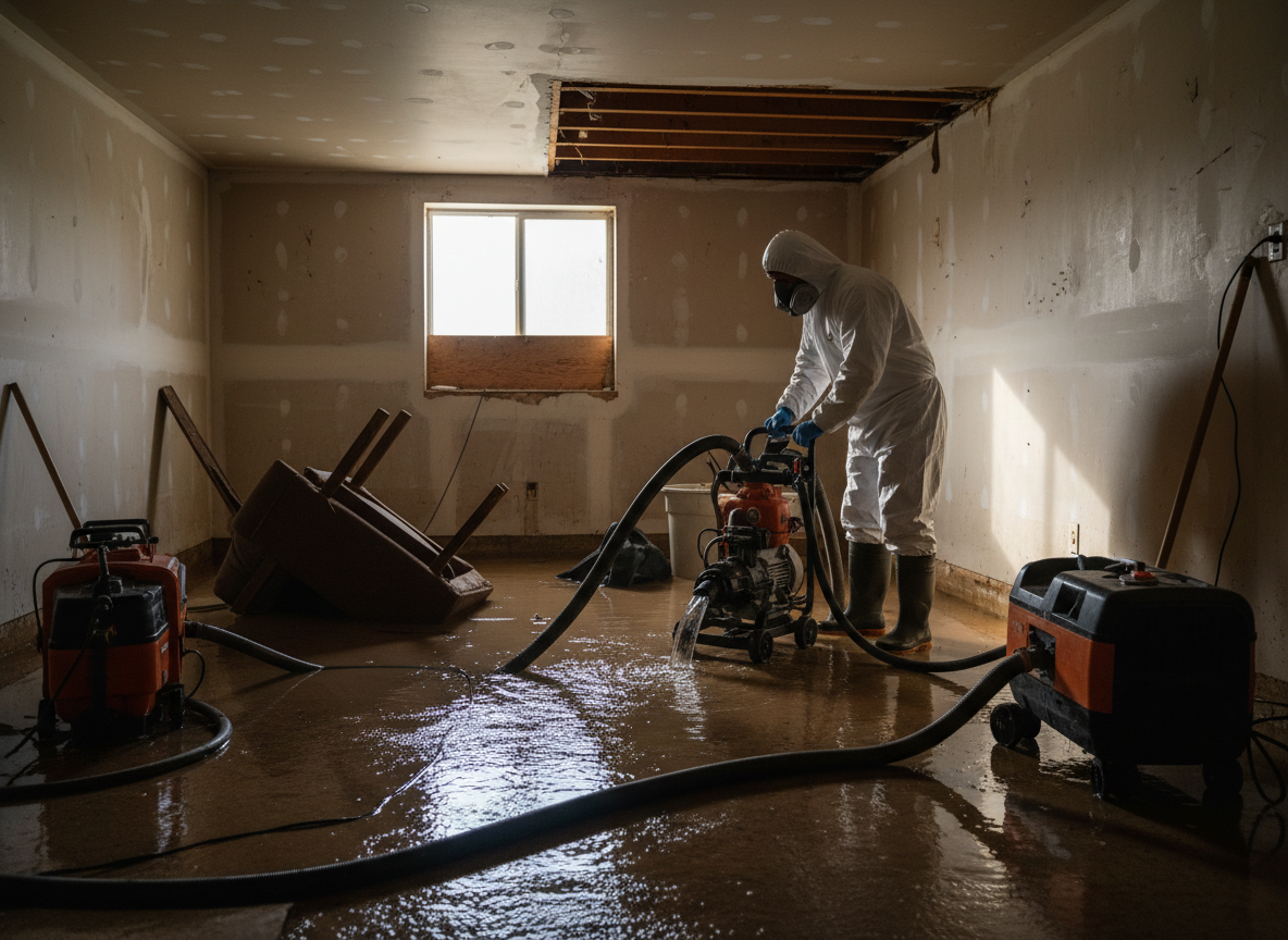 Emergency water cleanup in California