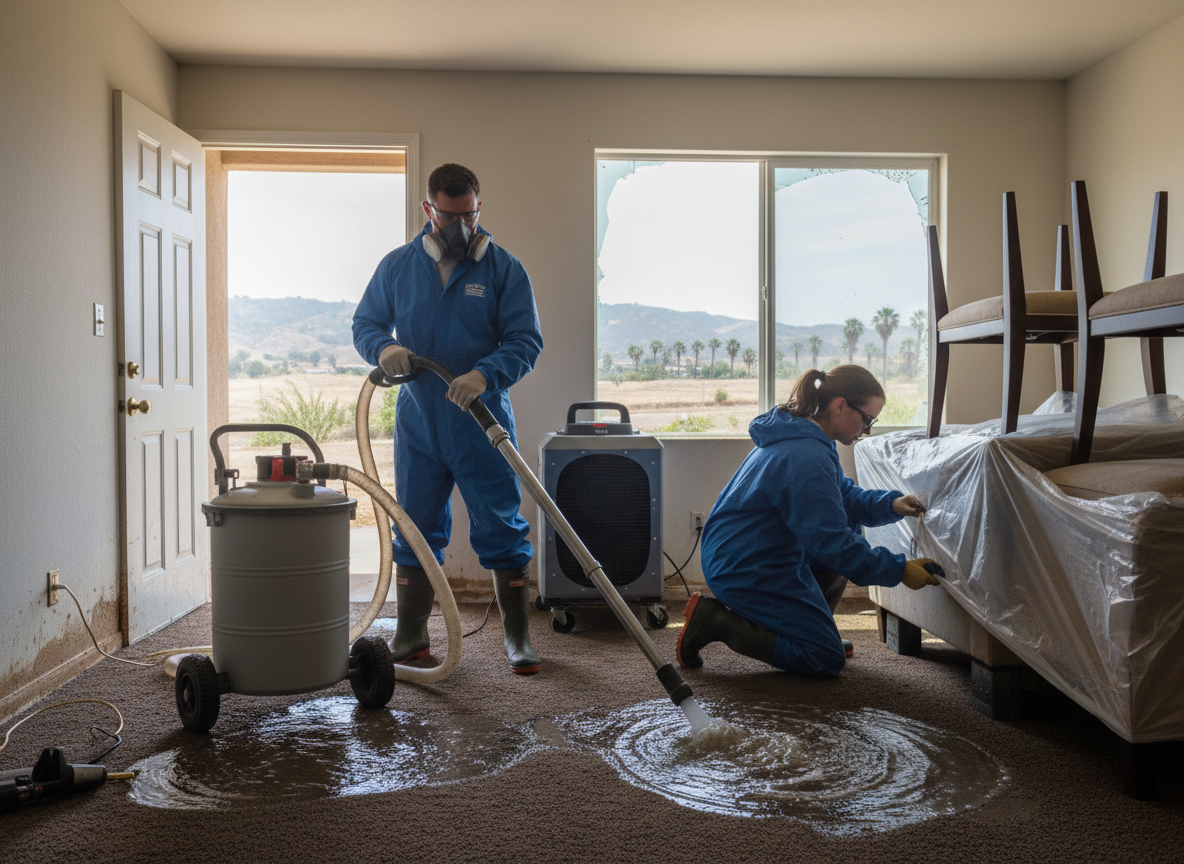 Emergency water removal in California