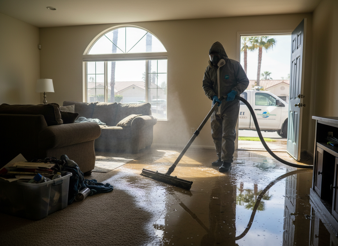 Water cleanup services in California
