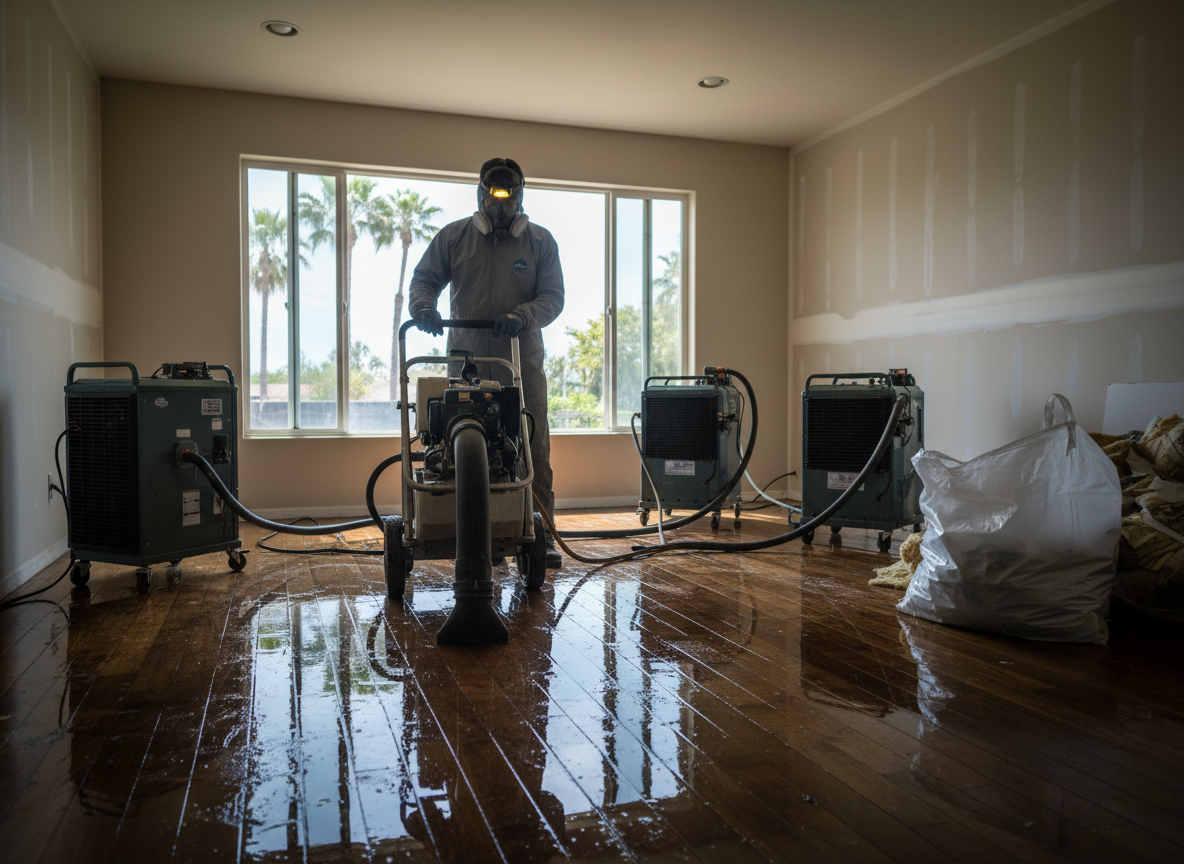 Water damage mitigation in California